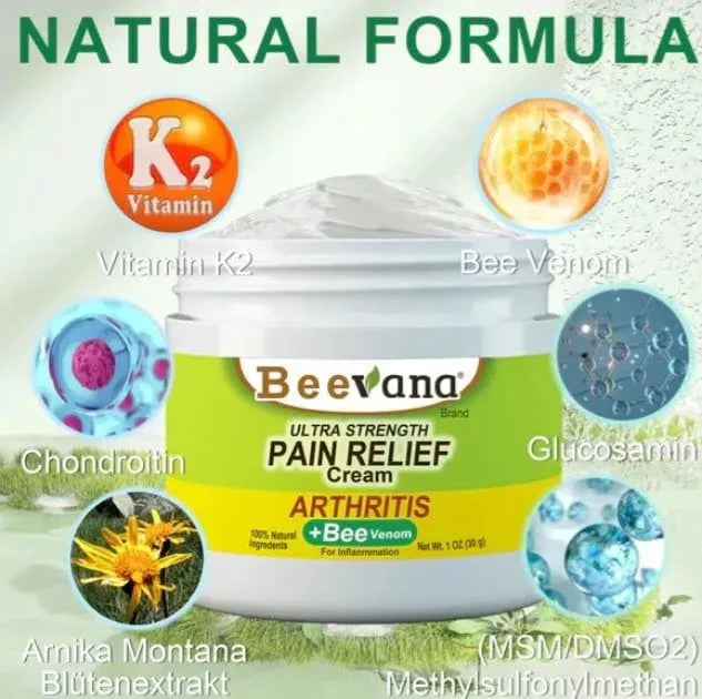Beevana , 2 x 1 crema dolores y articulaciones, lleva 1 GRATIS
